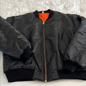 Vintage 70s Black MA-1 Flight Jacket
Bomber Rothco